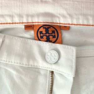 Tory Burch White skinny size 29